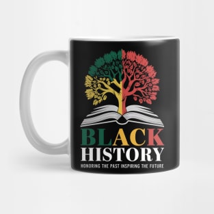 Honoring-Pas-Inspiring-Future-Black-History-Month Mug
